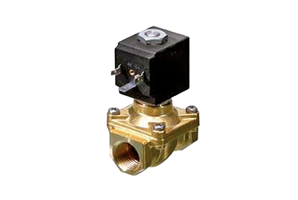 2-way servo-assisted solenoid valves, driven diaphragm, brass body